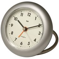 BAI Rondo Travel Alarm Clock, Futura Silver