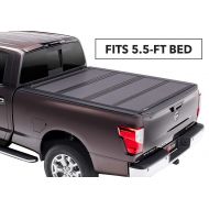 BAKFlip MX4 Hard Folding Truck Bed Tonneau Cover | 448505 | fits 2004-15 Nissan Titan 5 6 bed