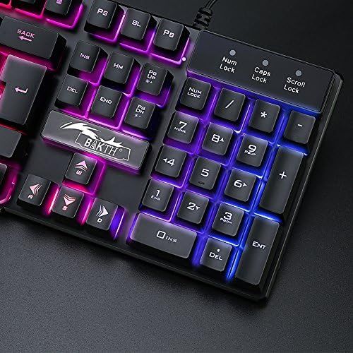  [아마존베스트]BAKTH Gaming Keyboard (German Layout) and Mouse Set