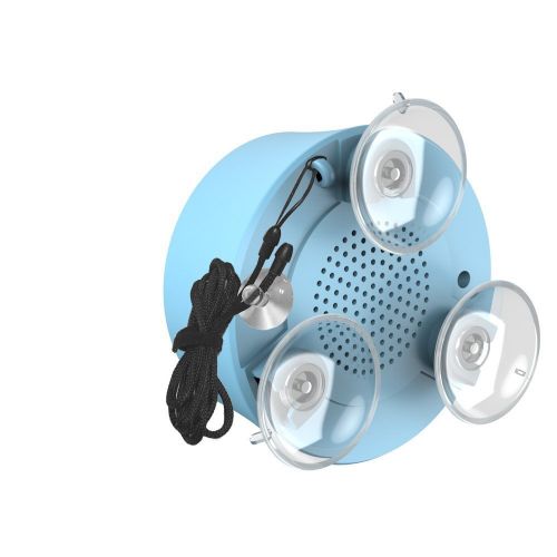  BALDR Waterproof Wireless Shower Radio Blue (Bathroom Speaker): Electronics