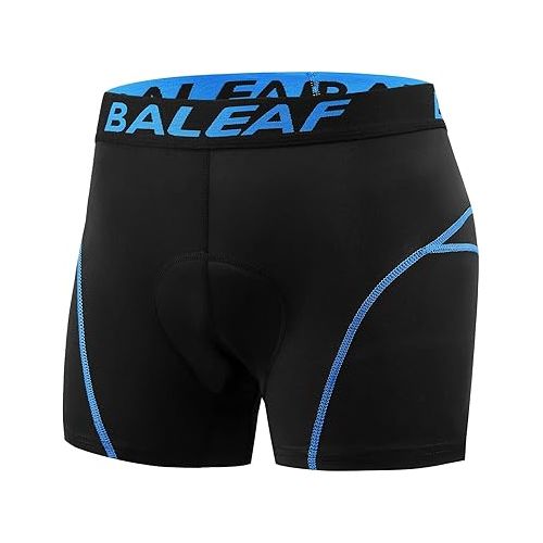  BALEAF Men's 3D Padded Bike Shorts Cycling Underwear MTB Liner