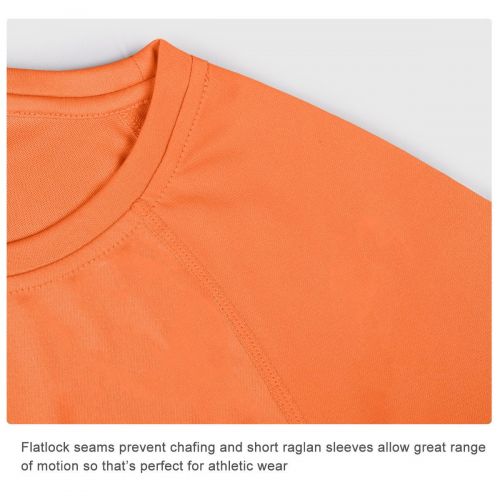  BALEAF Mens Short Sleeve Solid Sun Protection Quick-Dry Rashguard Swim Shirt UPF 50+