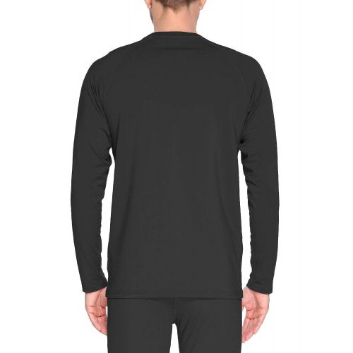  BALEAF Mens Heavyweight Thermal Shirt Fleece Baselayer Long Sleeve Crewneck Top