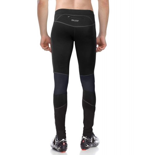  BALEAF Mens Outdoor Thermal Running Cycling Tights Athletic Compression Pants for Bike