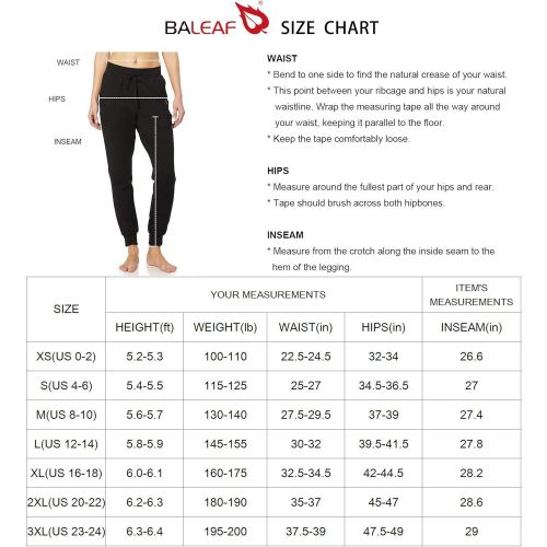  [아마존 핫딜]  [아마존핫딜]Baleaf Womens Active Yoga Lounge Sweat Pants with Pockets