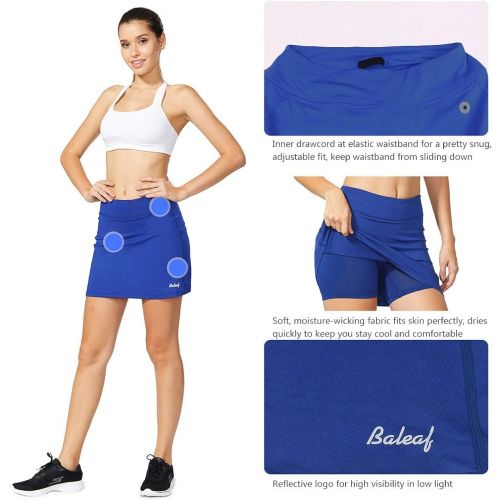  [아마존 핫딜] [아마존핫딜]Baleaf Womens Active Athletic Skort Lightweight Skirt with Pockets for Running Tennis Golf Workout