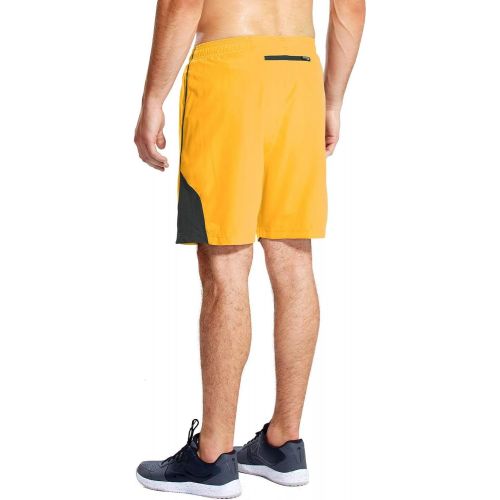  [아마존 핫딜] [아마존핫딜]Baleaf Mens 7 Quick Dry Workout Running Shorts Mesh Liner Zip Pockets