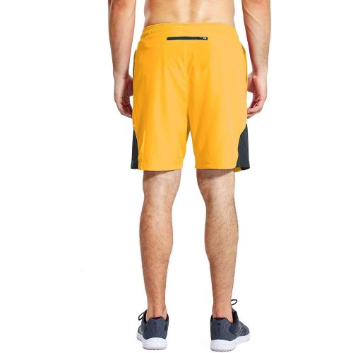  [아마존 핫딜] [아마존핫딜]Baleaf Mens 7 Quick Dry Workout Running Shorts Mesh Liner Zip Pockets