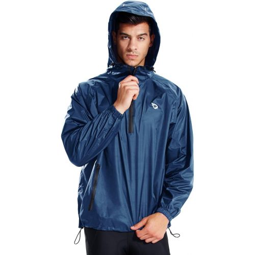  [아마존 핫딜] [아마존핫딜]Baleaf Unisex Rain Jacket Packable Outdoor Waterproof Hooded Pullover Raincoat Poncho