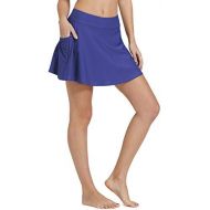 [아마존 핫딜] [아마존핫딜]BALEAF Baleaf Womens High Waisted Swim Skirt Bikini Tankini Bottom with Side Pocket