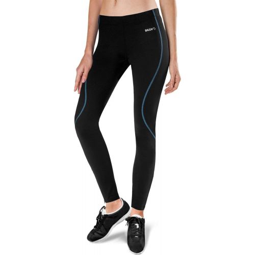  [아마존핫딜][아마존 핫딜] Amazon BALEAF Womens Thermal Fleece Running Cycling Tights Black Blue Size XL