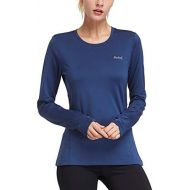 [아마존핫딜][아마존 핫딜] BALEAF Womens Thermal Fleece Tops Long Sleeve Running Shirt with Thumbholes Zipper Pocket