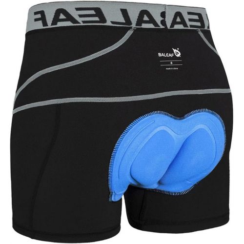  BALEAF Mens Padded Bike Shorts Cycling Underwear 3D Padding Mountain Biking Bicycle Riding Liner Biker