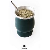 [아마존베스트]Balibetov [Neu] MATE (Mate Becher) aus rostfreiem Edelstahl mit Bombilla (Sorbet) fuer mate (Grau)