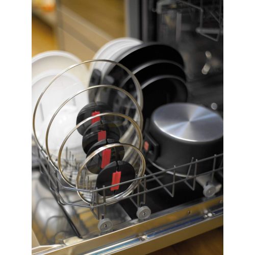  BALLARINI Topfset, 3-tlg., Inkl. 3 Glasdeckel, Antihaftbeschichtet, Aluminium/Kunststoff-Griffe, Click & Cook, schwarz