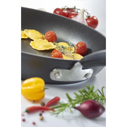  Ballarini Taormina Pfanne flach 28 cm 980L-0.28 Bratpfanne mit keramisch verstarkter Antihaftversiegelung auch fuer Induktion geeignet