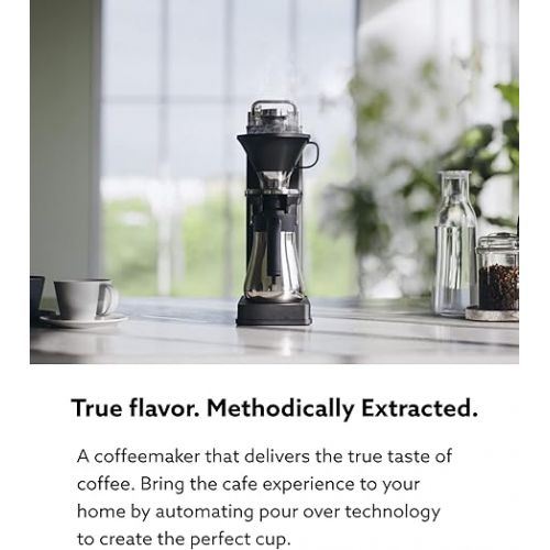  BALMUDA The Brew | Automatic Pour Over Coffee Maker | Clear Brewing Method | Precise Temperature Regulation | Three Brewing Modes - Regular, Strong, Iced | Compact Design | K06H-BK | US Version