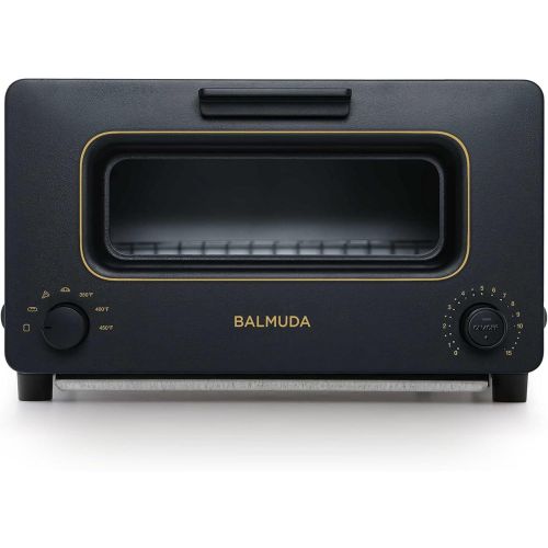  [아마존베스트]BALMUDA The Toaster | Steam Oven Toaster | 5 Cooking Modes - Sandwich Bread, Artisan Bread, Pizza, Pastry, Oven | Compact Design | Baking Pan | K01M-KG | Black | US Version