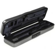 BAM 4009XLSC Hightech Flute Case - Silver Carbon Look