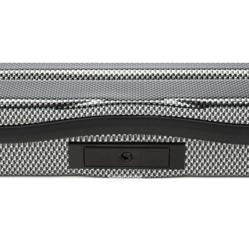  BAM 4009XLSC Hightech Flute Case - Silver Carbon Look