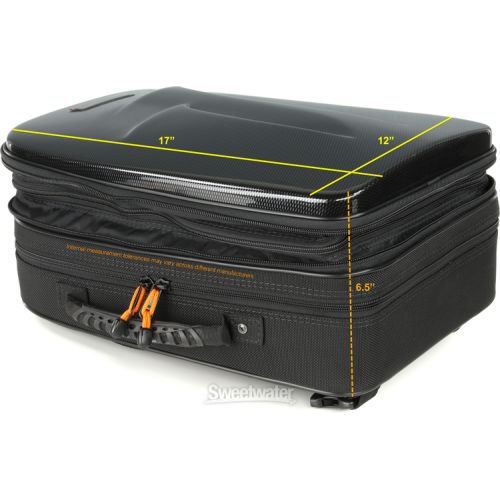  BAM TREK3028SC New Trekking Double Clarinet Case - Black Carbon Look