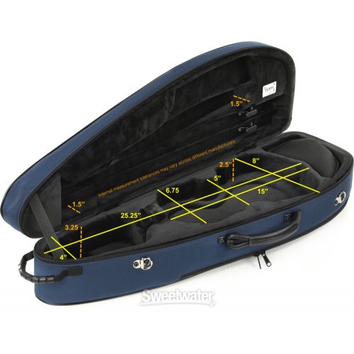  BAM SG5003SB Saint Germain Classic 3 Violin Case - Blue