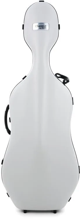 BAM Classic Cello Case with Wheels - Light Gray