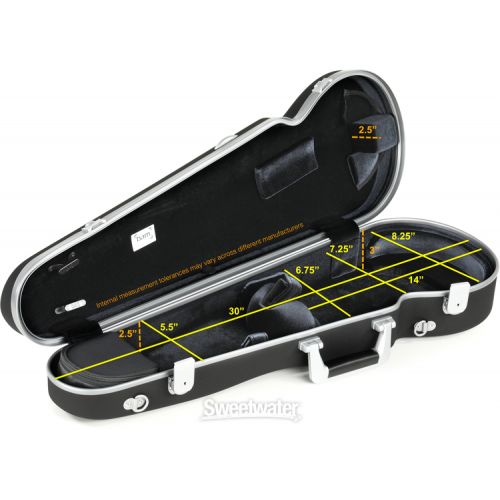  BAM PANT2002XLN Panther Hightech Contoured Violin Case - Black