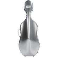 BAM 1004XLSC Hightech Compact Cello Case - Silver Carbon Look