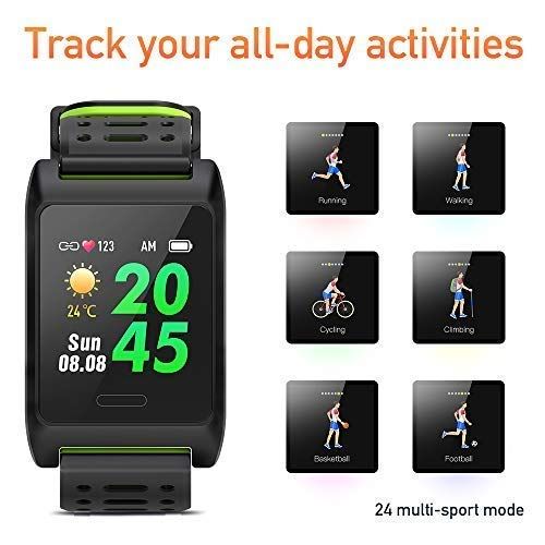  BANAUS GPS Running Smartwatches Fatigue Analysis Heart Rate/Sleeping/Fatigue Monitor IP68 Waterproof Fitness Tracker with Multi-Sports Mode