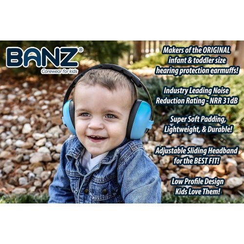  [아마존베스트]BANZ Baby Banz Earmuffs Infant Hearing Protection  Ages 0-2+ Years  THE BEST EARMUFFS FOR BABIES & TODDLERS  Industry Leading Noise Reduction Rating  Soft & Comfortable  Baby Ear P