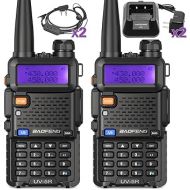 Baofeng UV-5R Ham Radio Long Range UV5R Dual Band Handheld Two Way Radio Walkie Talkies with 1800mAh Li-ion Battery and Earpiece for Hunting Survival Gear,2 Pack