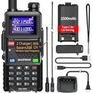 BAOFENG GMRS Handheld Radio (Upgrade of UV-5R) Long Range GM-5RH Survival Gear Emergency Walkie Talkies with GMRS Repeater Capable,NOAA Weather Receiver,999 Channels,Copy Frequency,Support Chirp