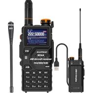 BAOFENG K5PLUS Tri-Band Ham Radio Long Range Walkie Talkies High Power Two-Way Radio with One Touch Frequency Finder Button, USB-C Charging, Color Large Screen Display, NOAA Weather, 999CH