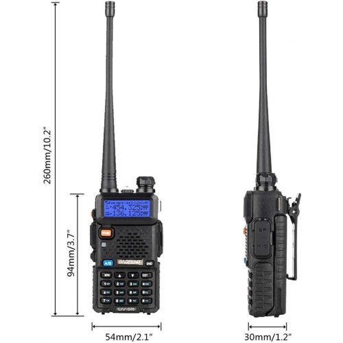  [아마존베스트]BAOFENG BaoFeng UV-5R Dual Band Two Way Radio (Black)