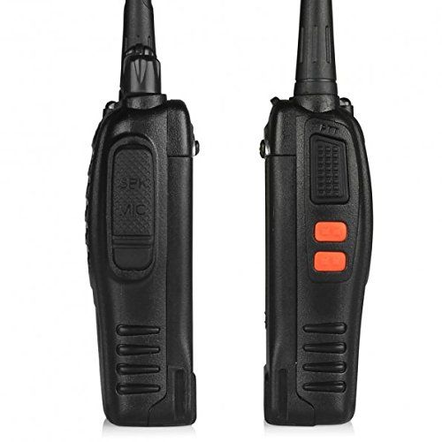  [아마존베스트]Last purchased on November 1, 2018 BaoFeng BF-888S Walkie Talkie 2pcs in One Box with Rechargeable Battery Headphone Wall Charger Long Range 16 Channels Two Way Radio (2pcs radios)