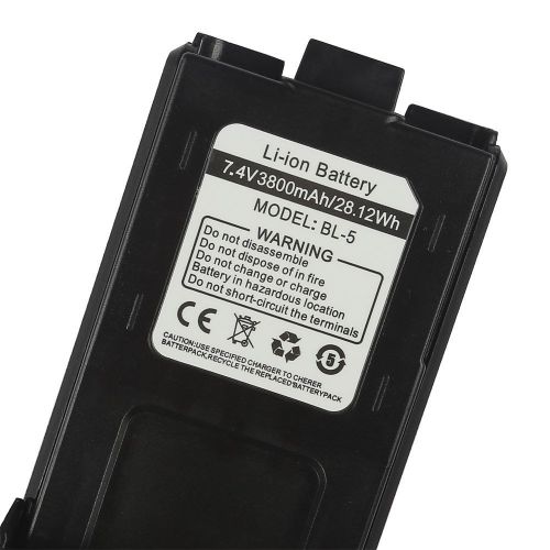  [아마존베스트]BAOFENG Baofeng BL-5L 3800mAh Extended Battery Compatible with UV-5R RD-5R UV-5RTP UV-5R Plus, Original Pack, Black