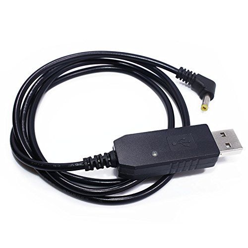  [아마존베스트]BAOFENG Baofeng 2.5mm USB Charger Cable with indicator light for BaoFeng UV-5R 3800mAh BL-5L High Capacity Battery