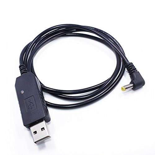  [아마존베스트]BAOFENG Baofeng 2.5mm USB Charger Cable with indicator light for BaoFeng UV-5R 3800mAh BL-5L High Capacity Battery