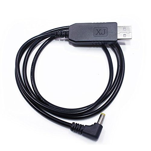  [아마존베스트]BAOFENG Baofeng 2.5mm USB Charger Cable with indicator light for BaoFeng UV-5R 3800mAh BL-5L High Capacity Battery