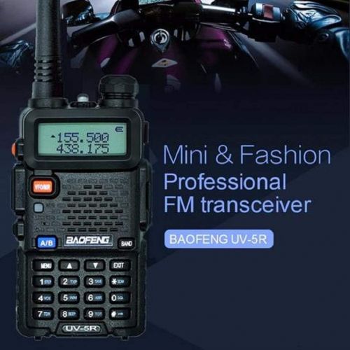  [아마존베스트]BAOFENG Baofeng UV-5R Two Way Radio Dual Band 136-174/400-480Mhz Walkie Talkie 1800mAh Li-ion Battery