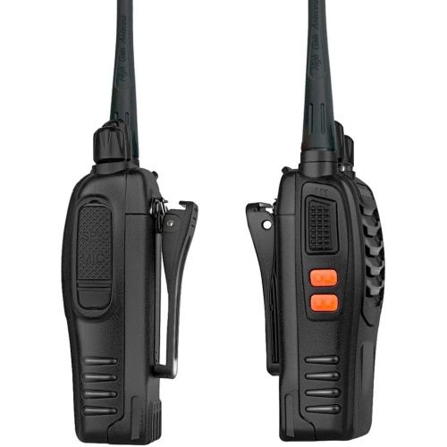  Baofeng Long Range Walkie Talkies Two Way Radios with Earpiece 2 Pack UHF Handheld Rechargeable BF-888s Interphone for Adults or Kids Hiking Biking Camping Li-ion Battery and Charg