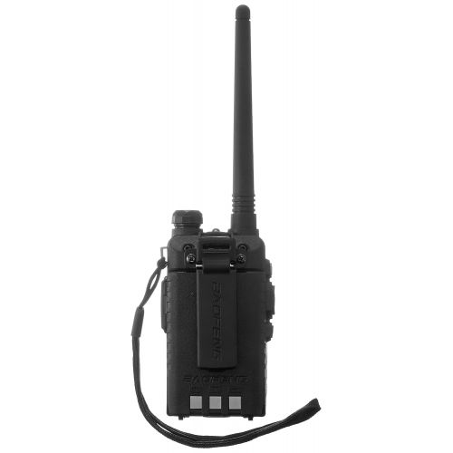  BaoFeng UV-5RA Dual Band Two Way Radio Ham handheld Walkie Talkie UHFVHF 136-174400-480Mhz with 128 Channels (Black)