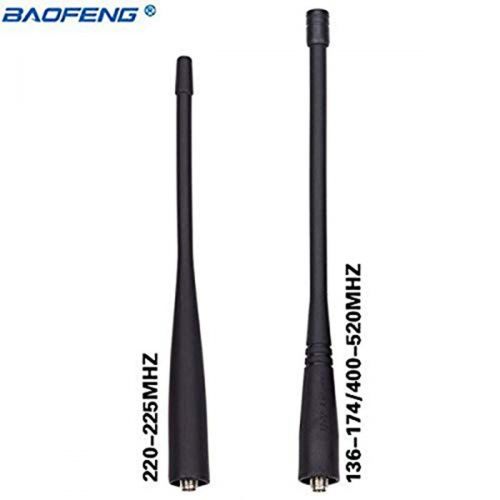  BAOFENG 2Pack BaoFeng UV-9S Tri-Band 5W VHF,1.25M,UHF 136-174/220-225/400-520Mhz Extra 220 Antenna Portable Amateur Ham Two Way Radio & Programming Cable