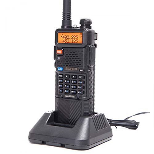  BAOFENG 2PCS BaoFeng UV-5R 8W High Power Tri-Power 1W/4W/8W Portable Dual Band Two-Way Radio 3800mAh Battery & Tactical Antenna