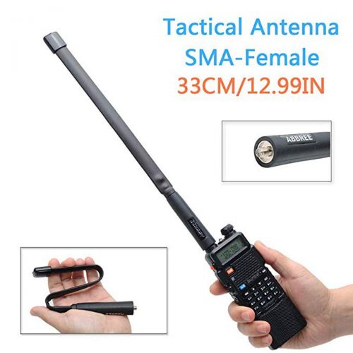  BAOFENG 2PCS BaoFeng UV-5R 8W High Power Tri-Power 1W/4W/8W Portable Dual Band Two-Way Radio 3800mAh Battery & Tactical Antenna