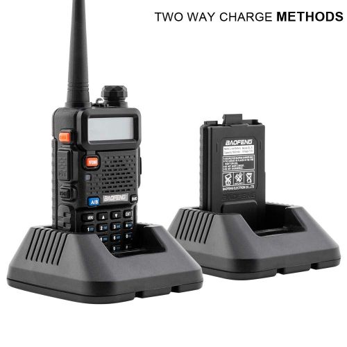  BAOFENG BaoFeng UV-5R Dual Band Walkie Talkie VHF UHF Two Way Radio (6 Pack)