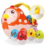 BAOLI Music Toy Education Gift for Toddler Kid Hen Mother and Chicken Egg