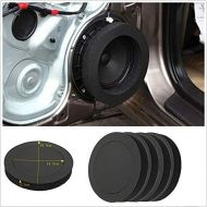 BAQI 4pcs Universal 6.5 Inch Foam Ring Insulation Ring Soundproof Cotton Pad Car Door Speaker Bass Enhancer System Kit