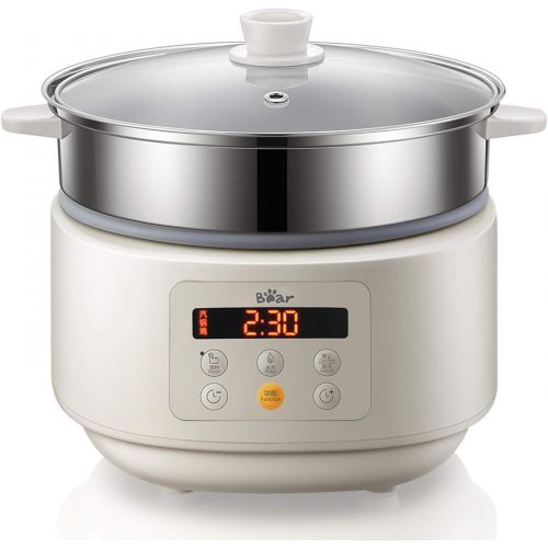  [아마존베스트]Bar Multi-function Electric Steam Cooker, Yunnan Steam Chicken Soup Steamer Ceramics, DQG-A30C1 New Natural Ceramics Cooking Method, 3L